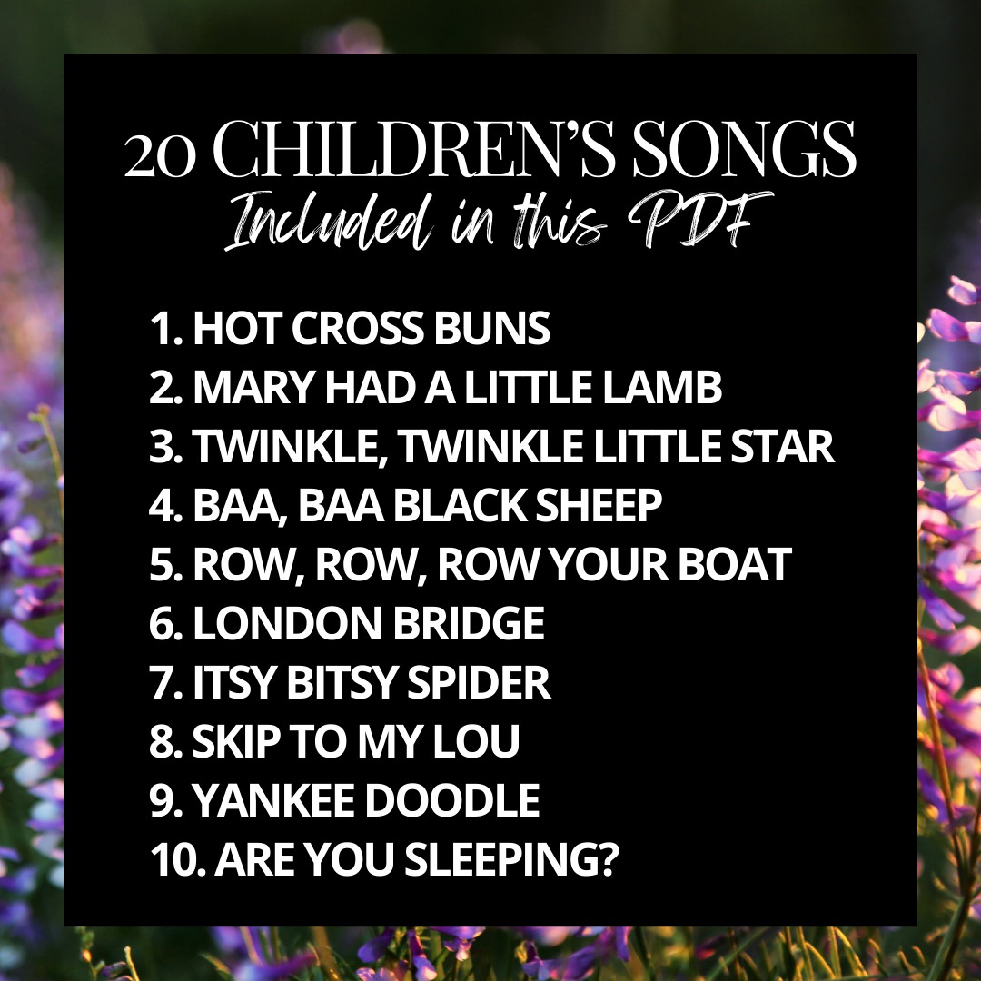 20 Easy Songs for Kids to Sing, Strum & Play: GUITAR Chord Songbook PDF 🎶✨