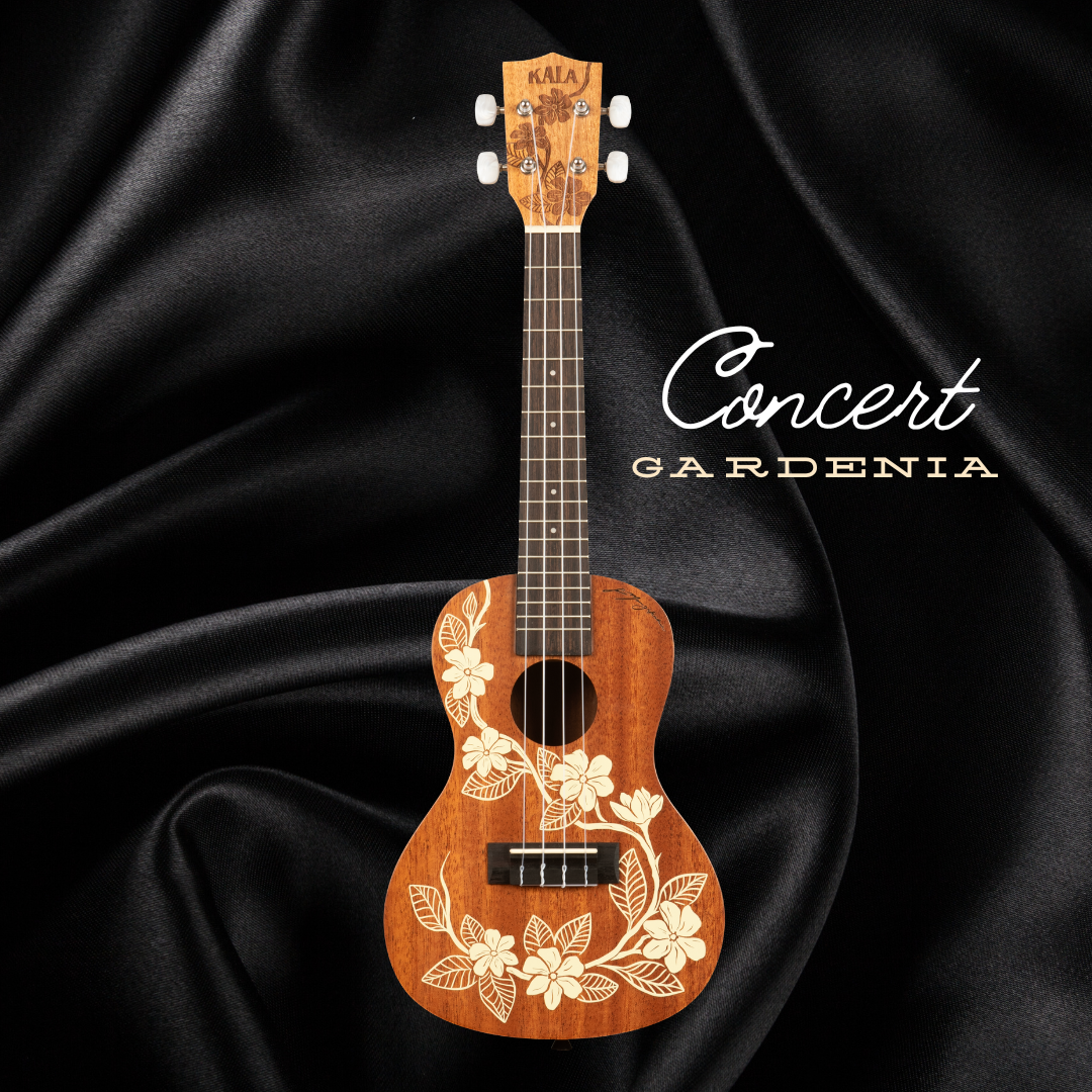 Hibiscus and Gardenia Kala Ukulele w/Gig Bag - Voyage Collection