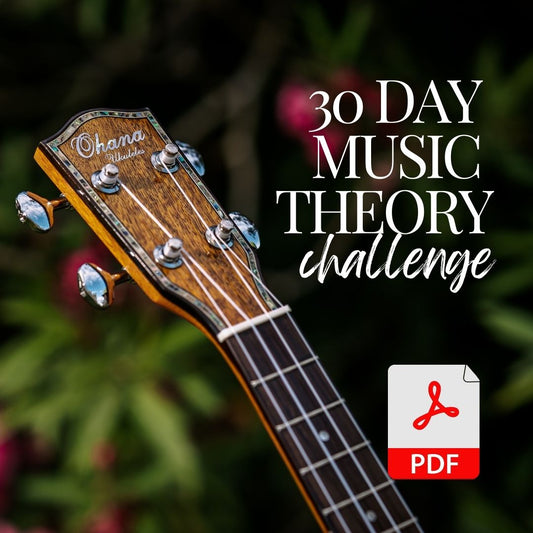 30 Day Music Theory Challenge Printable PDF