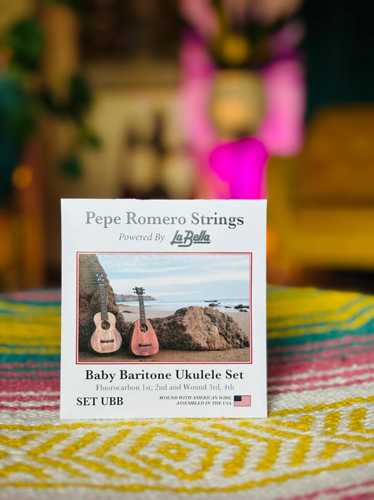 Turn Your Ukulele Into a Baritone DGBE - Pepe Romero Strings Baby Baritone Ukulele Set